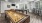 Spacious gametoom with shuffleboard